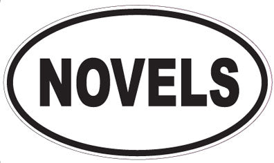 NOVELS - Oval Sticker