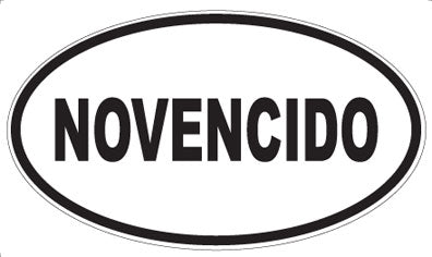 NOVENCIDO - Oval Magnet