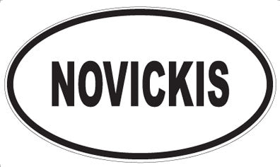 NOVICKIS - Oval Magnet