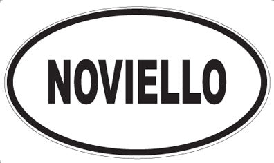 NOVIELLO - Oval Sticker