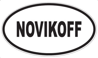NOVIKOFF - Oval Magnet