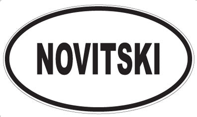 NOVITSKI - Oval Magnet