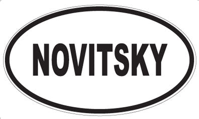 NOVITSKY - Oval Magnet