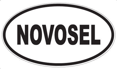 NOVOSEL - Oval Sticker