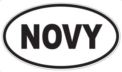 NOVY - Oval Magnet