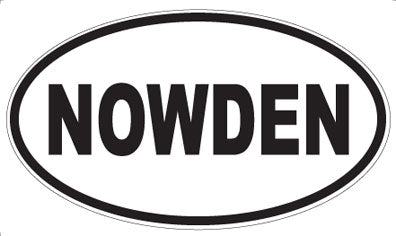 NOWDEN - Oval Magnet