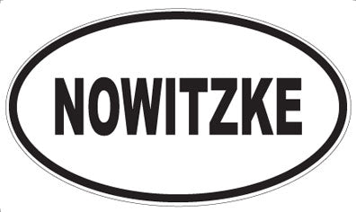 NOWITZKE - Oval Magnet