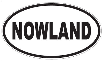 NOWLAND - Oval Magnet