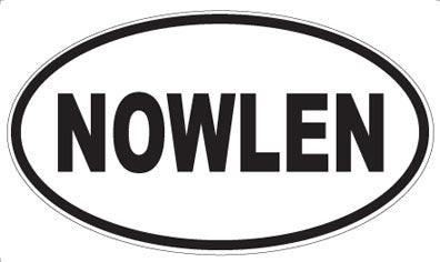 NOWLEN - Oval Magnet