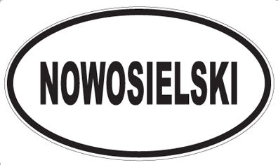NOWOSIELSKI - Oval Magnet