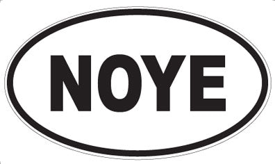 NOYE - Oval Magnet