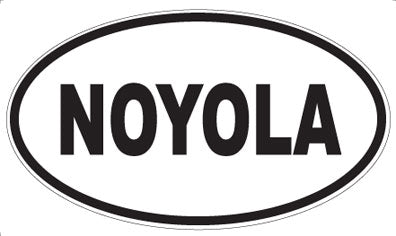 NOYOLA - Oval Sticker