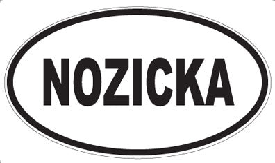 NOZICKA - Oval Magnet