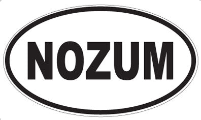 NOZUM - Oval Magnet