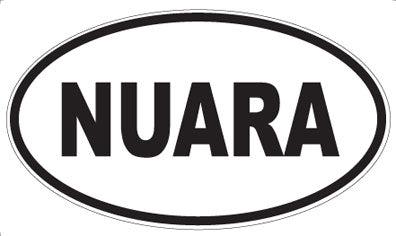 NUARA - Oval Sticker