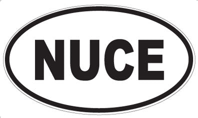 NUCE - Oval Magnet