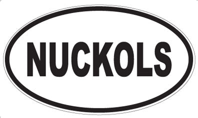 NUCKOLS - Oval Magnet