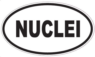 NUCLEI - Oval Sticker