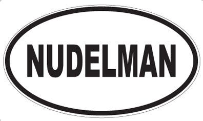 NUDELMAN - Oval Magnet