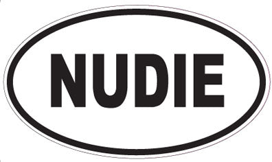NUDIE - Oval Sticker