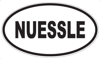 NUESSLE - Oval Magnet