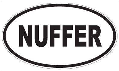 NUFFER - Oval Magnet