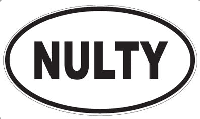 NULTY - Oval Magnet