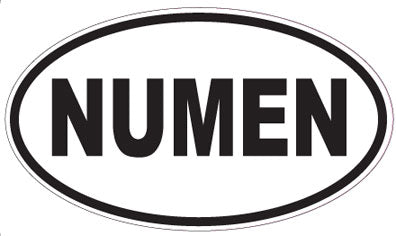 NUMEN - Oval Magnet