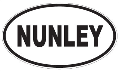 NUNLEY - Oval Magnet
