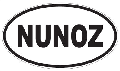 NUNOZ - Oval Magnet