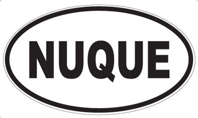 NUQUE - Oval Magnet