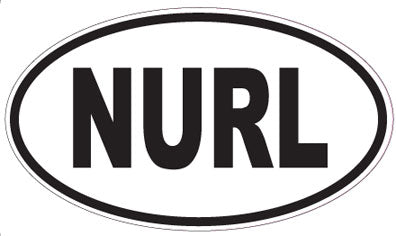 NURL - Oval Sticker