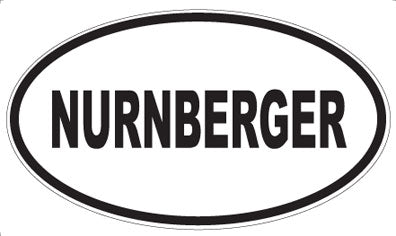 NURNBERGER - Oval Magnet
