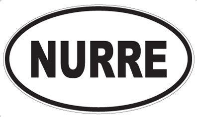 NURRE - Oval Sticker