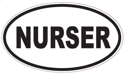 NURSER - Oval Sticker