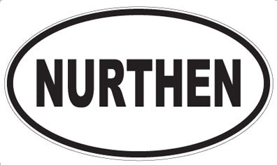 NURTHEN - Oval Sticker