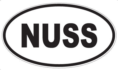 NUSS - Oval Magnet