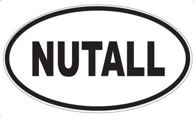 NUTALL - Oval Magnet