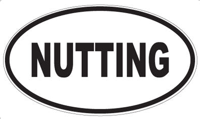 NUTTING - Oval Magnet