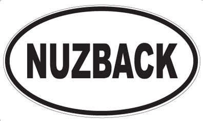 NUZBACK - Oval Sticker