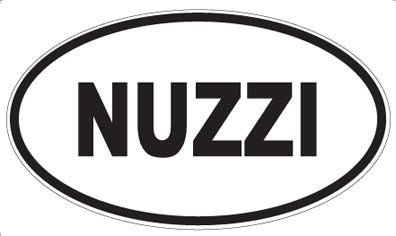 NUZZI - Oval Magnet