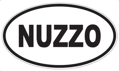 NUZZO - Oval Sticker