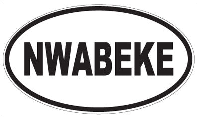 NWABEKE - Oval Magnet