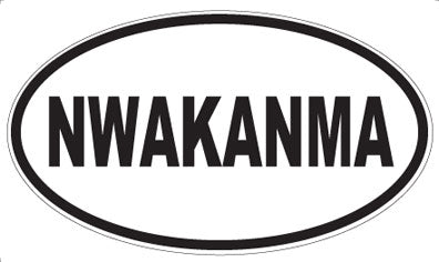 NWAKANMA - Oval Magnet