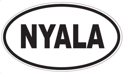 NYALA - Oval Sticker