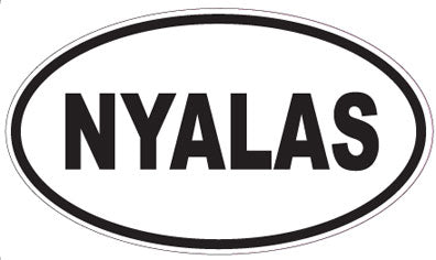 NYALAS - Oval Sticker