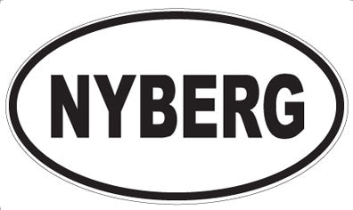 NYBERG - Oval Magnet
