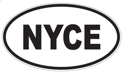 NYCE - Oval Magnet