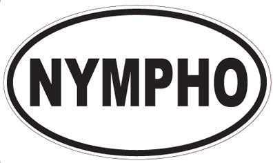 NYMPHO - Oval Sticker