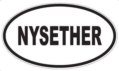 NYSETHER - Oval Magnet